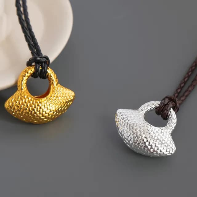 【LEEHER】項鏈/女生項鍊/穿搭配件/織繩/吊墜/長項鍊/復古項鍊/毛衣鏈/長鍊/百搭/歐美風/