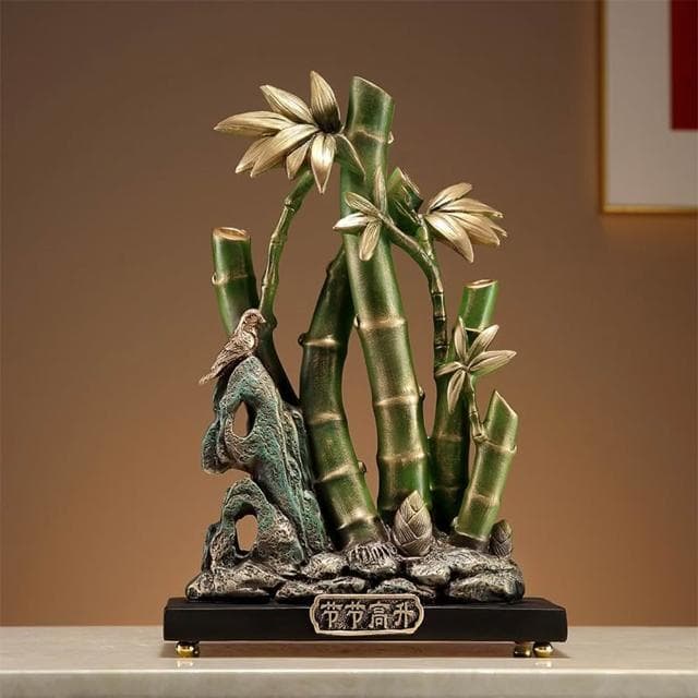 【CJY】節節高升竹子擺件 招財如意客廳玄關裝飾品 喬遷辦公室禮物開業禮品(節節高升擺件)