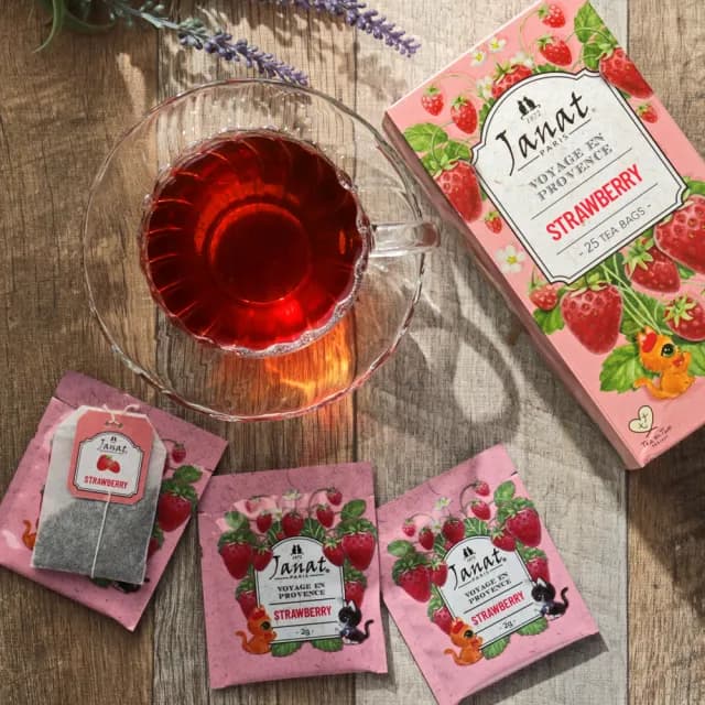 【咖樂迪咖啡農場】Janat 普羅旺斯系列 水果風味茶 2gx25袋(白葡萄/草莓/焦糖/蜜桃/蘋果)