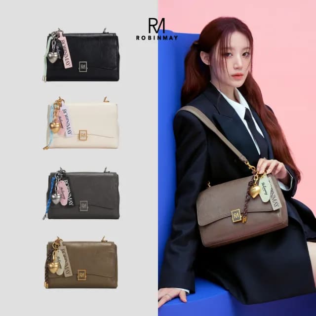 【ROBINMAY】Miracle肩背包(雙11/壓扣封口)