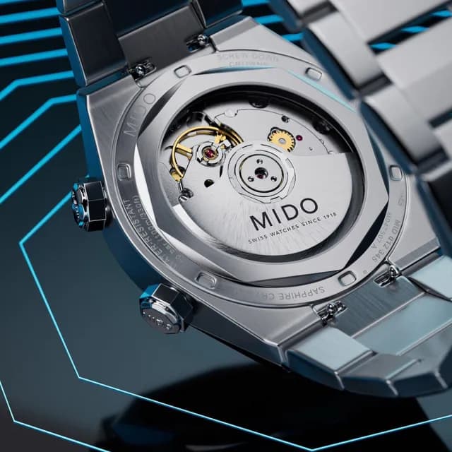 【MIDO 美度】Multifort 8 Two Crowns M047.507.11.081.00 先鋒機械錶 灰 手錶 送禮 推薦(M0475071108100)