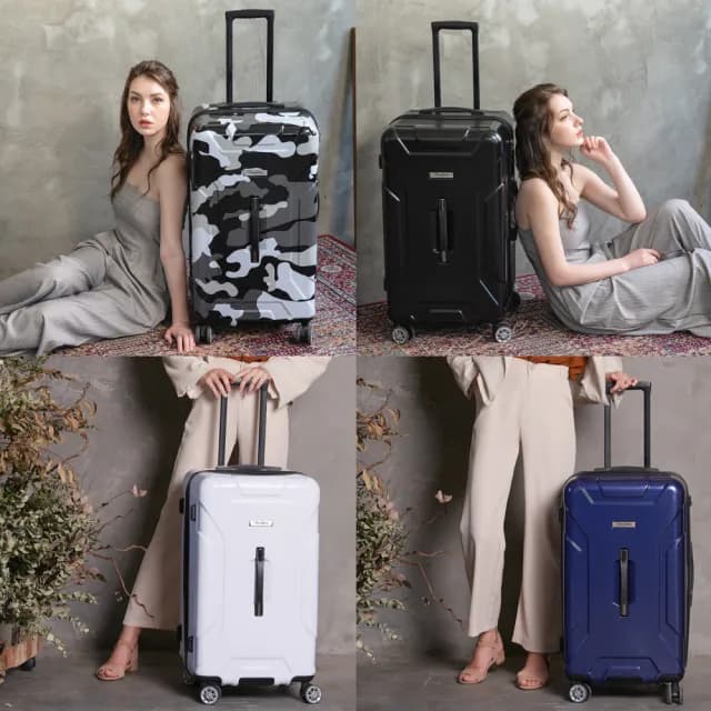 【Flexflow】29吋 特務箱 智能測重 防爆拉鍊旅行箱 南特系列(5比5對開 特務箱 智能測重 防爆拉鍊)