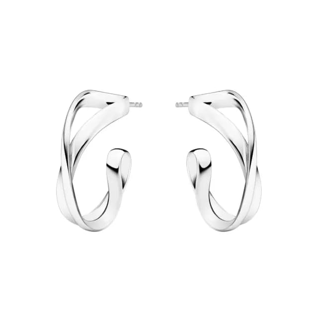 【Georg Jensen 官方旗艦店】INFINITY 耳環 小 - 線上獨賣款(純銀)
