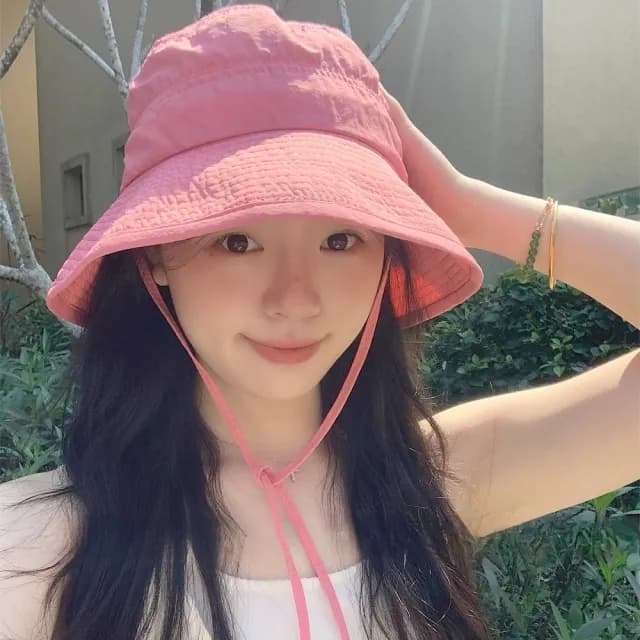 【LEEHER】父親節禮物 遮陽帽/防曬帽/大帽簷/日系/綁帶漁夫帽/戶外帽/透氣/平頂/圓帽/女生帽子/漁夫帽/帽子