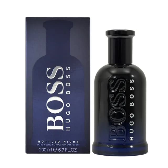 【HUGO BOSS】自信之夜男性淡香水 200ml(Bottled Night 平行輸入)