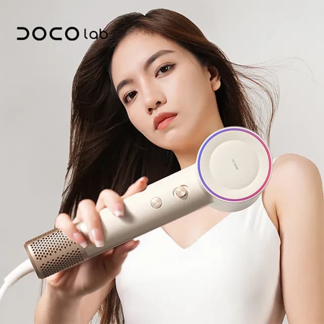 【Doco】小米有品 高速負離子吹風機(高速/吹風機/負離子 H800)