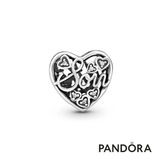 【Pandora 官方直營】母子情感心形串飾-絕版品