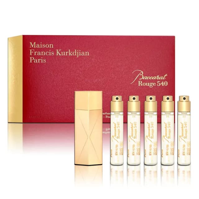 【Maison Francis Kurkdjian】540 水晶之燄典藏香精禮盒 11MLX5入(附香水隨身空瓶-平行輸入)