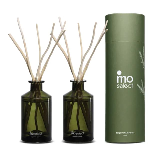 【mo select】植萃精油天然柳枝擴香任選2入超值組 180ml(交換禮物/居家香氛/精油擴香/精美禮物)