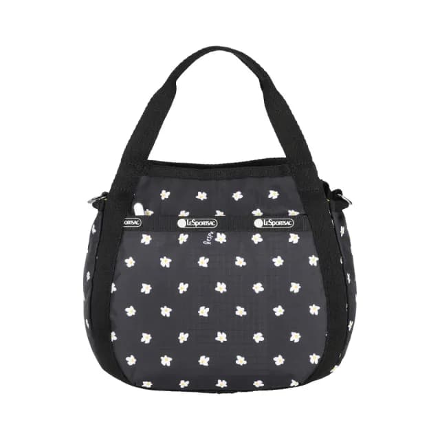 【Lesportsac】斜背手提兩用包 側背包 水桶包 送禮 禮物 女包 男包 禮物 送禮(俏皮小雛菊)