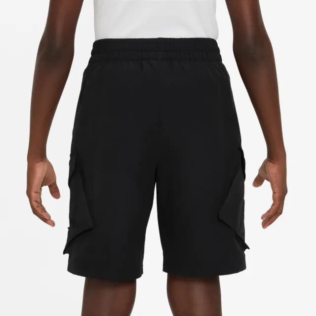 【NIKE 耐吉】短褲 童裝 大童 男女童 運動褲 K NSW CITY UTILITY CARGO SHORT 黑 FZ4903-010