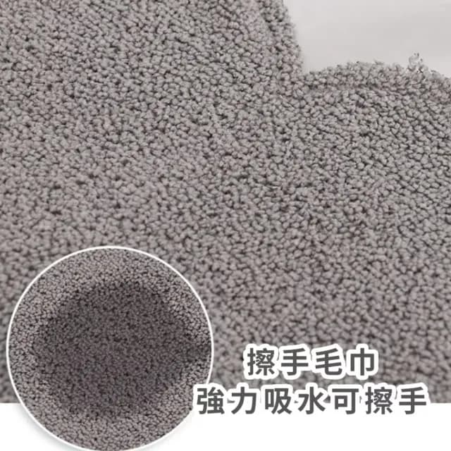 【廚房寶物】簡約萬用透明TPU家用背帶圍裙(附防水袖套 可擦手 防油 工作圍裙 交換禮物 成人)