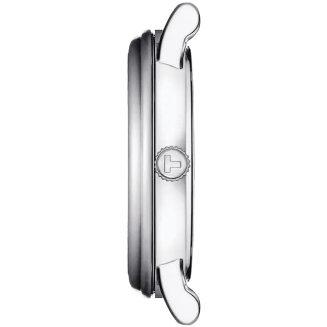 【TISSOT 天梭 官方授權】Carson 羅馬月相石英女錶-32mm 手錶 送禮 推薦(T1222231635300)