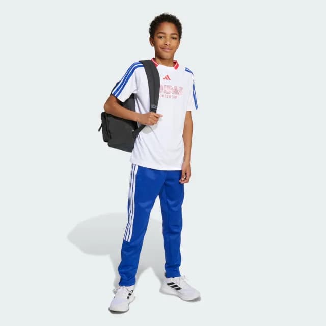 【adidas 愛迪達】HOUSE OF TIRO 短袖上衣 T恤 童裝 JW7418