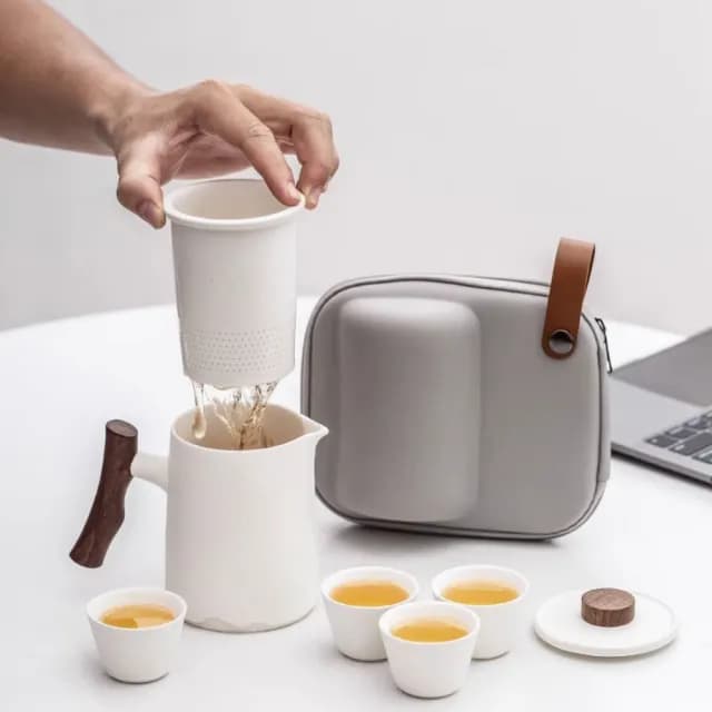 【Life365】茶具組 茶杯 茶具 泡茶組 旅行茶具組 旅行茶具 茶壺組 快客杯(RS1617)