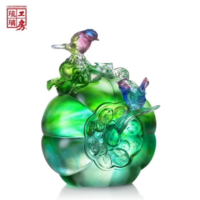 【琉璃工房 LIULI】春光明媚好事多 入厝禮/轉任/感謝(送禮/琉璃/禮物/水晶/藝術品/禮贈/企業)