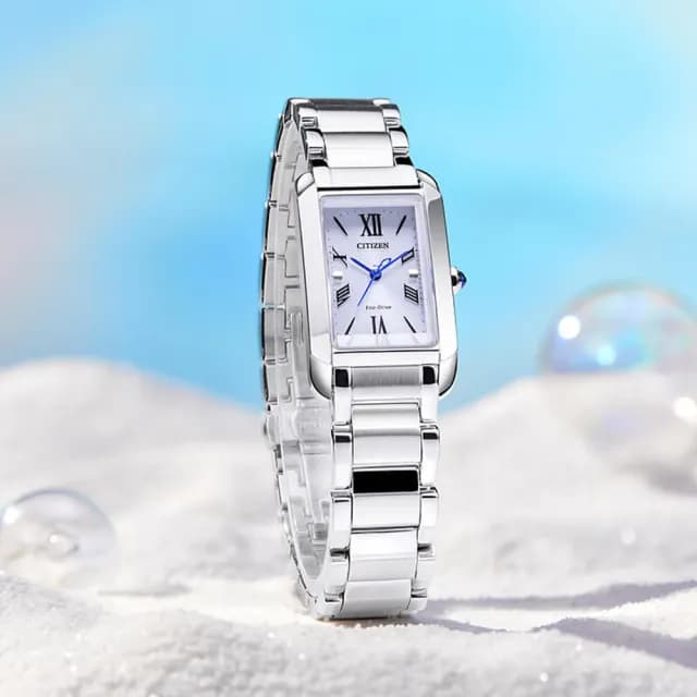 【CITIZEN 星辰】L系列 限量 簡約時尚 光動能腕錶 七夕 情人節 送禮 推薦(EW5620-55A)