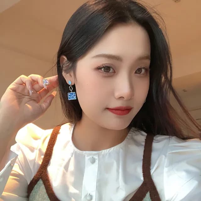 【MISA】韓國設計S925銀針不規則創意星球造型耳環(S925銀針耳環 星球耳環)