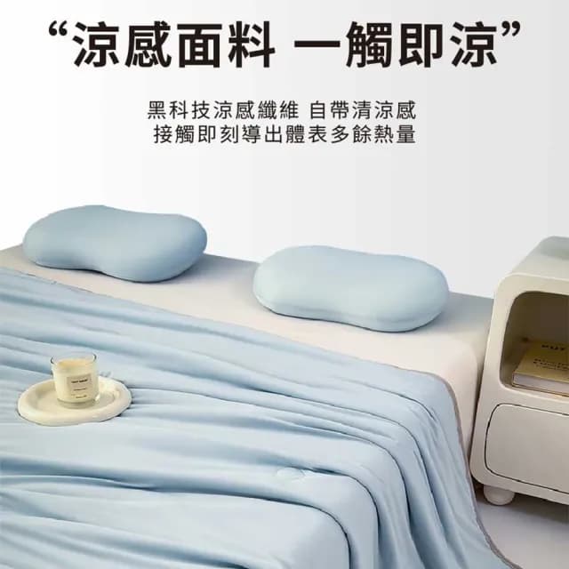 【Sleep Club】買一送一 黑科技冰絲酷涼被 冰絲被 冰冰被(四季被 涼被 夏被 涼被 冰涼被 韓國被)