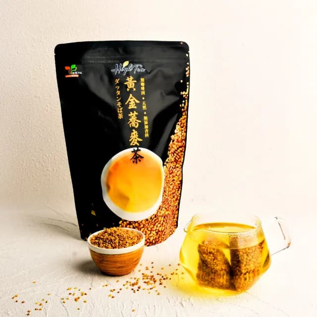 【High Tea 伂橙】黃金蕎麥茶8gx50入x1袋(無咖啡因)