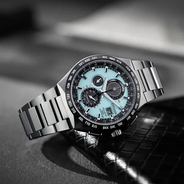 【CITIZEN 星辰】GENTS系列 電波對時 鈦金屬 光動能腕錶 父親節 禮物  送禮 推薦(AT8238-84M)