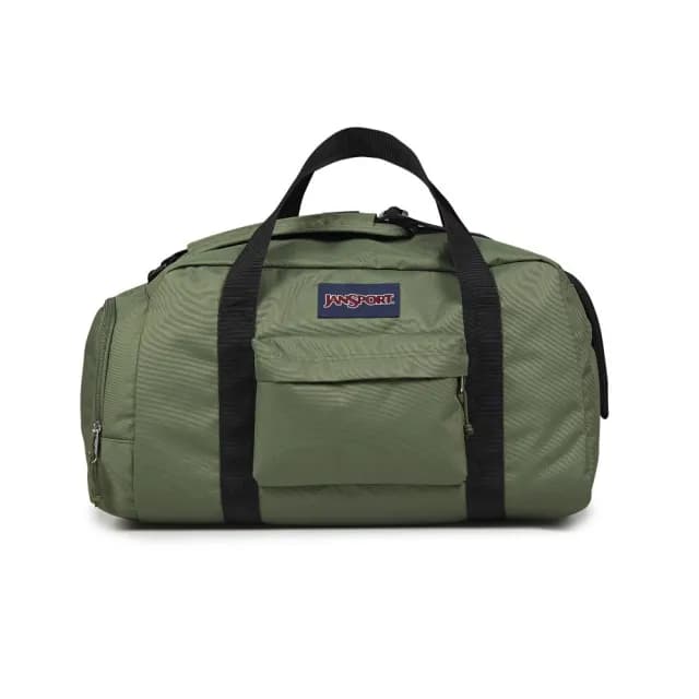【JANSPORT】情人節禮物 WEEKENDER MEDIUM DUFFEL 多功能中型旅行袋 軍綠色(JS0A85VFKM1)