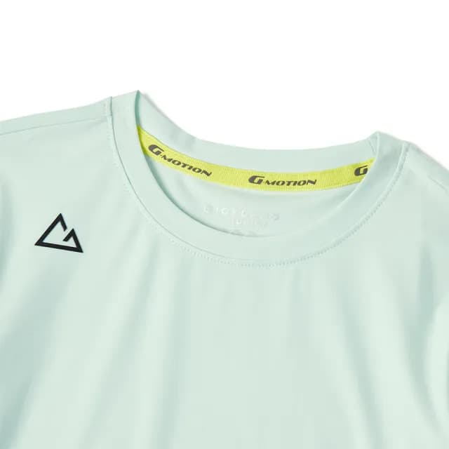 【GIORDANO 佐丹奴】童裝涼感透氣運動短TEE G-MOTION系列(60 冰河綠)