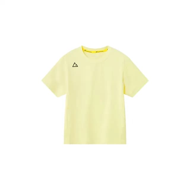 【GIORDANO 佐丹奴】童裝涼感透氣運動短TEE G-MOTION系列(67 蠟黃)