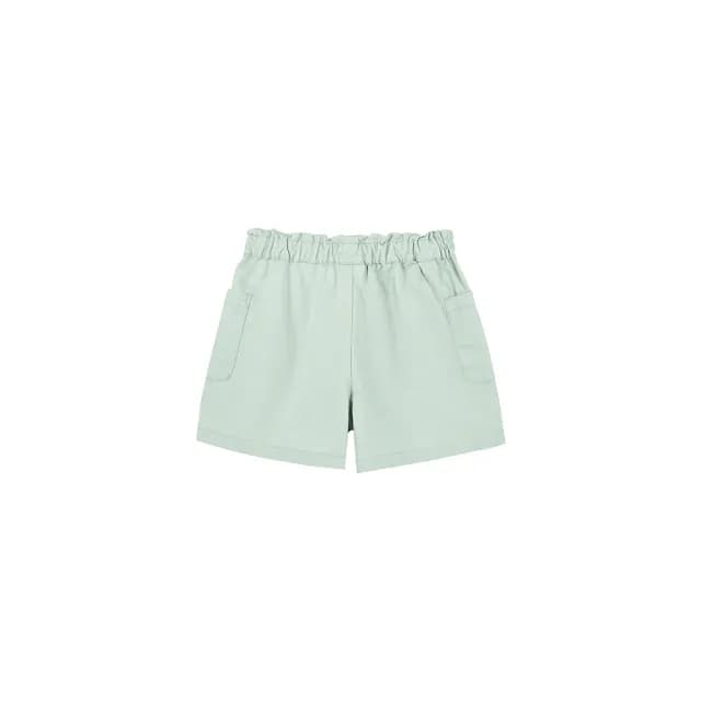 【GIORDANO 佐丹奴】童裝彈力腰口袋褲裙(60 冰河綠)