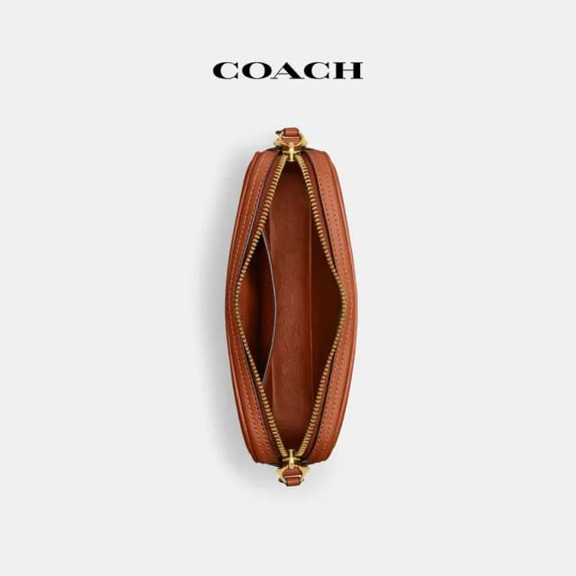 【COACH】蔻馳官方直營 AVERY單肩手袋-B4/磨光琥珀色(CR095)