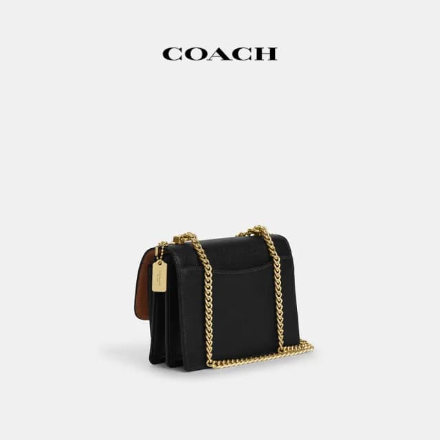 【COACH】蔻馳官方直營 KLARE迷你斜背手袋-IM/黑色(CZ987)