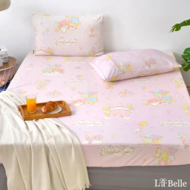 【Great Living 格蕾寢飾】La Belle Sanrio 授權款系列 超COOL超涼感床包枕套+可水洗枕(單人 超值任選)