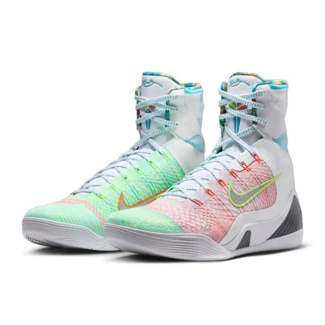 【NIKE 耐吉】Nike Kobe 9 Elite Protro What The 2025 White 白橙綠 高筒 籃球鞋 男鞋 FZ7335-101