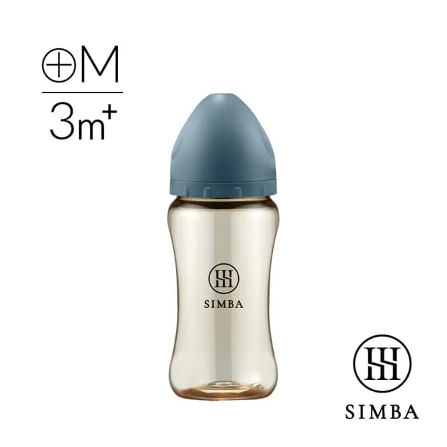 【Simba 小獅王辛巴官方直營】蘊蜜鉑金PPSU寬口防脹氣奶瓶270ml(全齡適用)