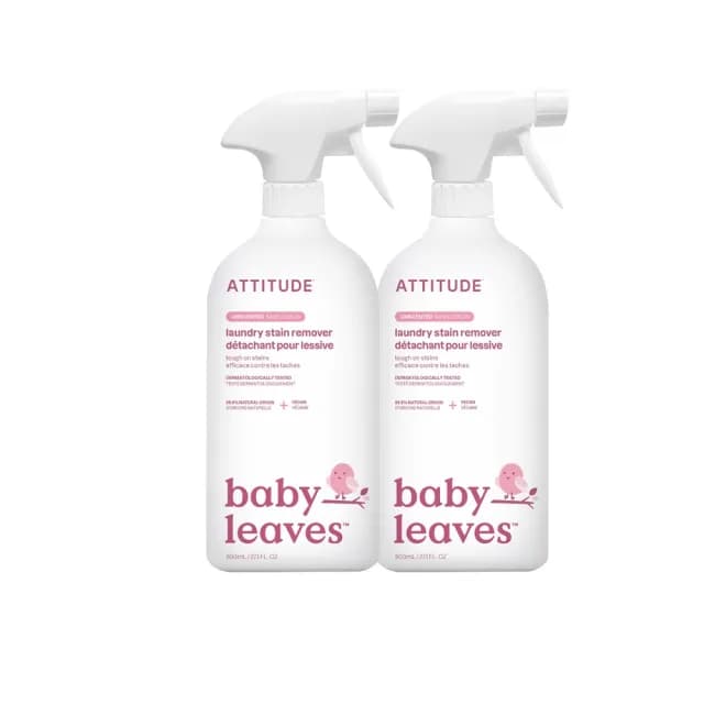 【ATTITUDE 艾特優】嬰幼兒衣物去污劑組（ 800ml+800ml）