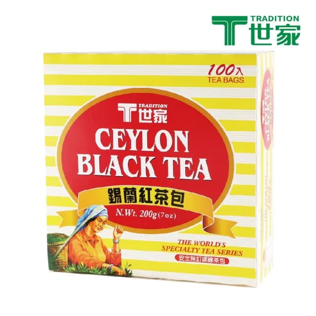 【T世家】經典錫蘭紅茶包2gx100包