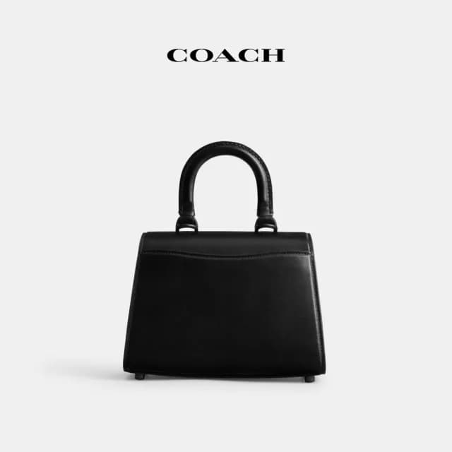 【COACH】蔻馳官方直營 SAMMY 21號頂部手柄手袋-黑色(CQ762)