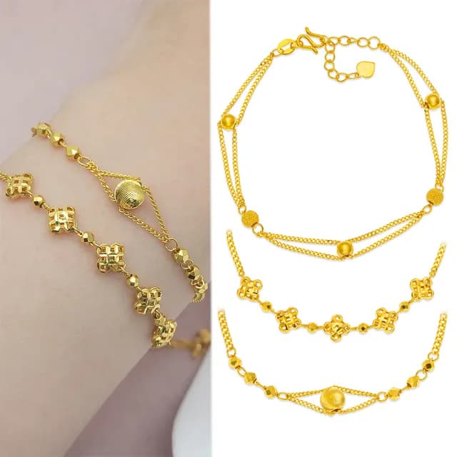 【金瑞利】雙11 黃金手鍊 1.09錢(±1厘)