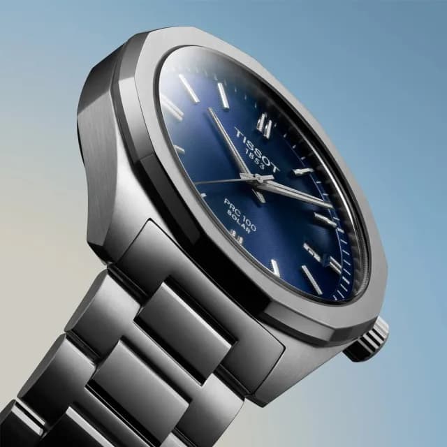 【TISSOT 天梭】PRC 100系列 李棟旭配戴款 太陽能 經典時尚腕錶 父親節 禮物 送禮 推薦(T1514221104100)