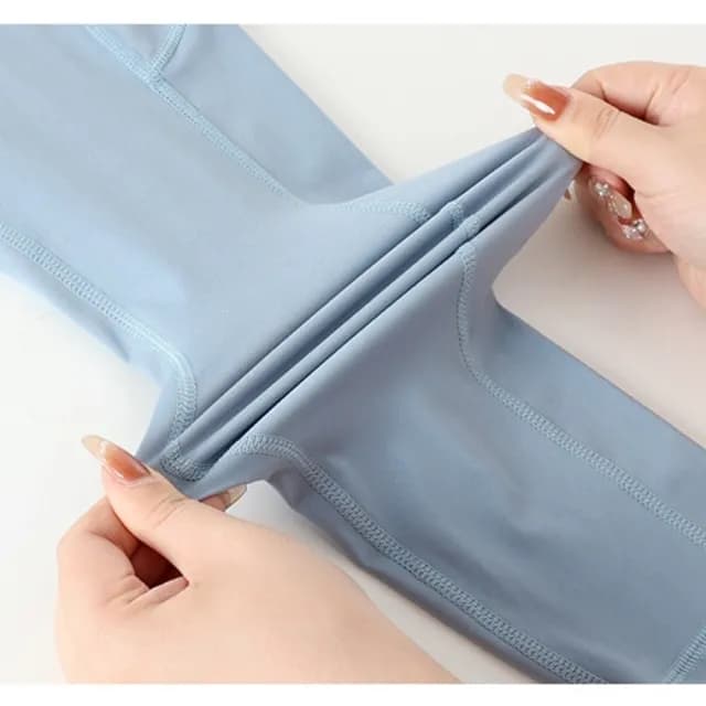 【橘魔法】大童 彈力運動瑜珈褲(長褲 瑜珈褲 內搭褲 貼身褲 合身褲 涼感 冰絲 女童 兒童 童裝)