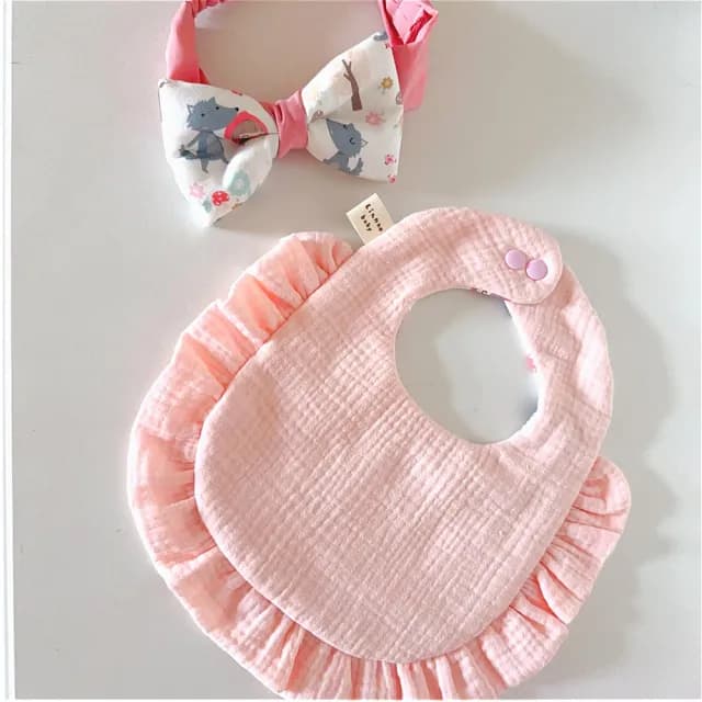 【Lianne baby】彌月禮盒組 台灣手作職人韓國布小紅帽女嬰禮物(週歲禮 嬰兒禮盒 滿月禮 收涎禮)