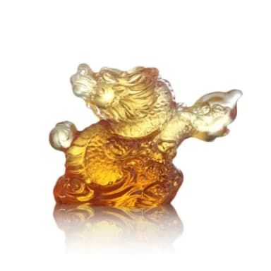 【琉璃工房】祥龍握珠 畢業禮物/琉璃/生日禮物(生肖/新居企業合作/開業 友誼)