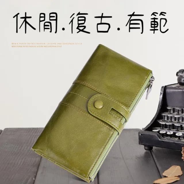 【MoonDy】包包 女真皮包包 長夾 牛皮長夾 手機錢包 真皮包包 女士錢包  女用錢包 皮包 牛皮包 拉鍊長