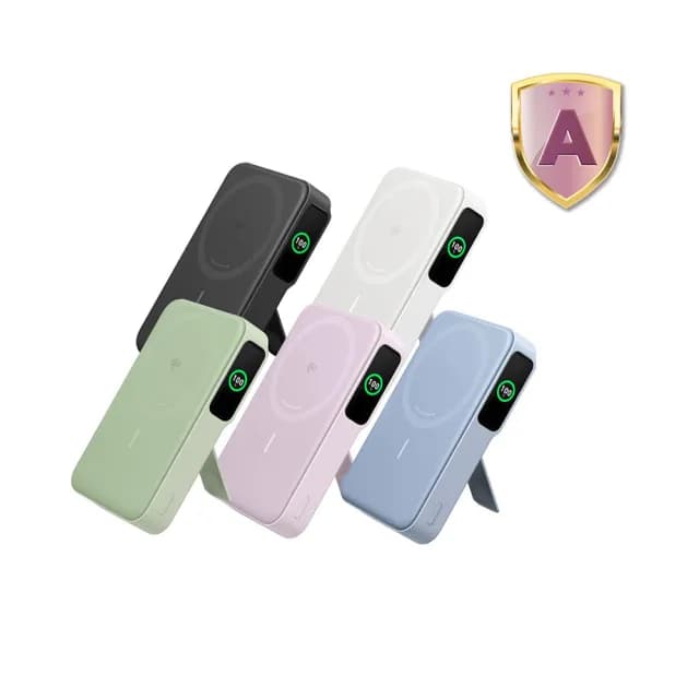 【ANKER】官方授權直營 A1654 磁吸行動電源 10000mAh Qi2 27W(白/黑/藍/紫/綠 Wh標示/數顯/支架/Magsafe)