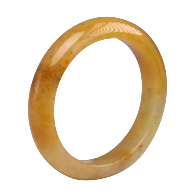 【漢石齋】情人節禮物 天然水沫玉 手鐲玉鐲(手圍16.5/版寬12.1mm)