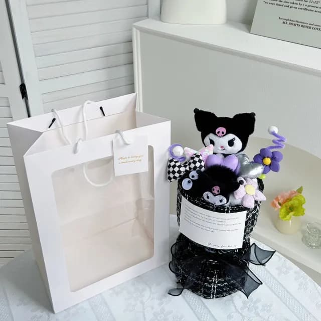 【天使愛美麗】卡通玩偶花束 公仔毛絨花束創意禮物(情人節 母親節 教師節 畢業 婚禮)