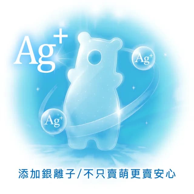 【妙潔】三層細緻海綿菜瓜布-萌呆熊造型(2片裝細緻餐具適用/顏色隨機)