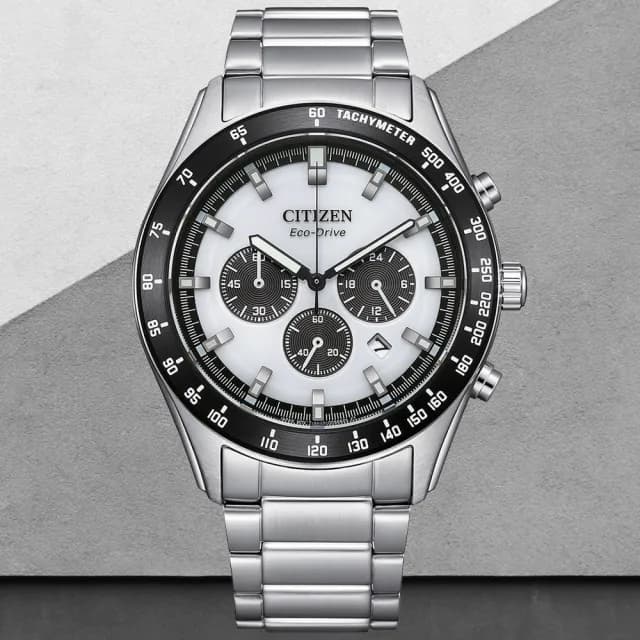 【CITIZEN 星辰】PROMASTER系列 光動能 經典計時腕錶 七夕 情人節 送禮 推薦(CA4674-58A)