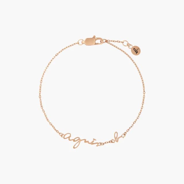 【agnes b.】bijoux 女款 agnes b. 標誌手鍊(多色)