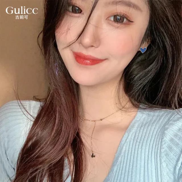 【Golicc】耳環 滿滿愛戀 心型耳環(99購物限定 生日 飾品 耳釘 耳飾 耳墜 禮物)